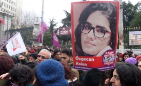 Protests in Turkey after the murder of Özgecan Aslan, February 2015