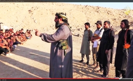 Video still from an Islamic State training video