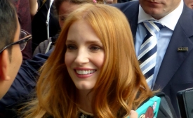 Jessica Chastain at the Martian premiere in Toronto