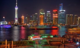 Shanghai at night