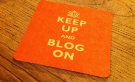 Keep up and blog on