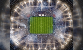 Soccer stadium image via iStock