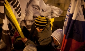 A pro-Putin rally near the Kremlin, 2012.