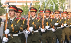 Chinese Soldiers in Beijing