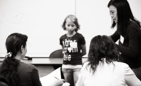 Students participate in a Chinese language competition in Michigan
