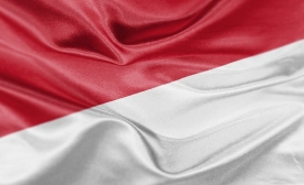 Indonesia flag by husayno via Canva.com