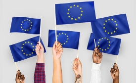 EU flags with hands image by rawpixel.com via freepik.com