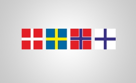 Nordic flags by Alanyadk via Pixabay.com