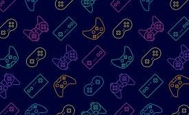 Image of video game controllers via iStock