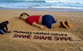 Aylan Sand Sculpture