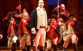 A scene from the musical Hamilton