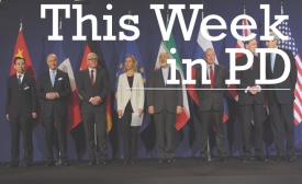 Announcement after negotiations in Lausanne - Iran Talks by European External Action Service via Flickr Creative Commons