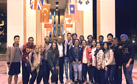 Professor Najmedin and the Inaugural Engineering Class Photo, by Mustafa Mert Sezgen