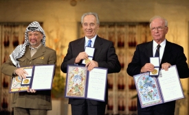 Nobel Peace Prize Laureates for 1994 in Oslo