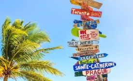 Travel Destination Signs