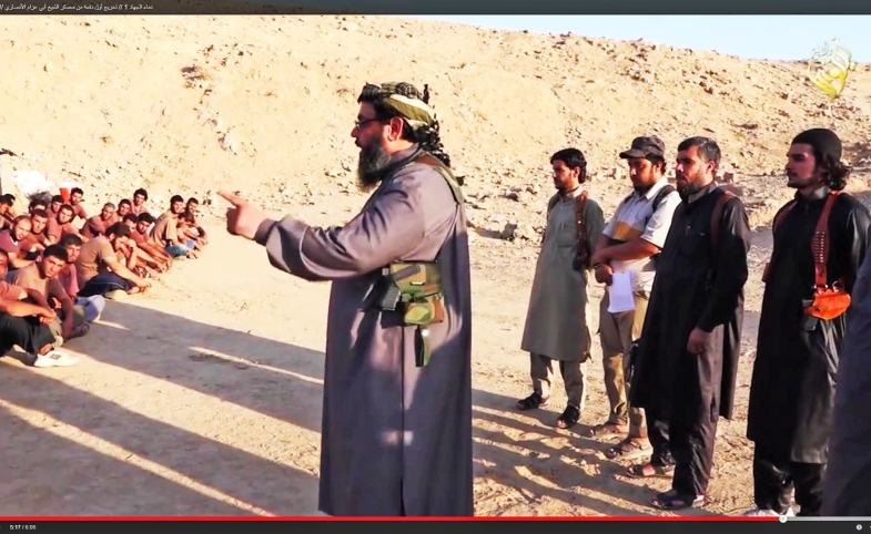 Video still from an Islamic State training video