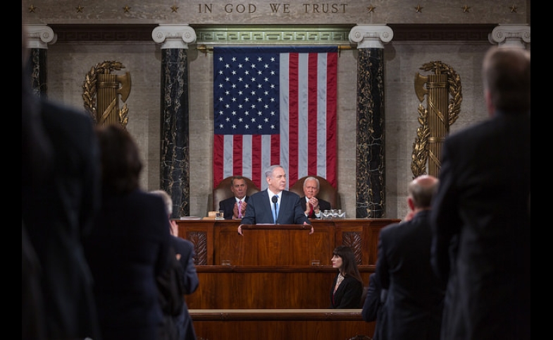 Prime Minister of Israel, Benjamin Netanyahu, addresing United States Congress- Official Photo by Caleb Smith - available on Flickr