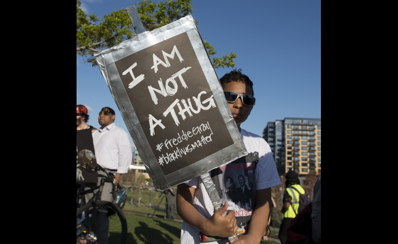 Minneapolis rally to support the people of Baltimore