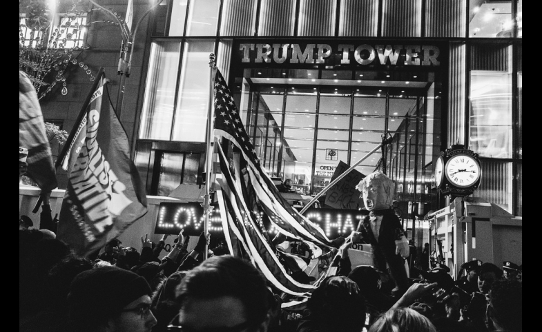 New York Rally Against Trump, by Mathias Swasik