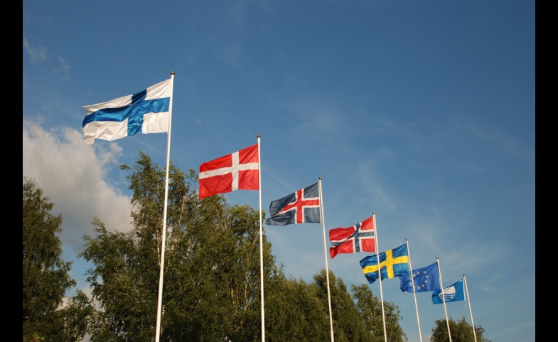 Flaggen der Skandinavischen Länder, by Flöschen