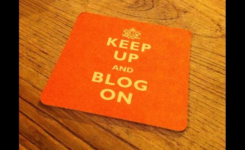 Keep up and blog on