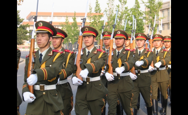 Chinese Soldiers in Beijing