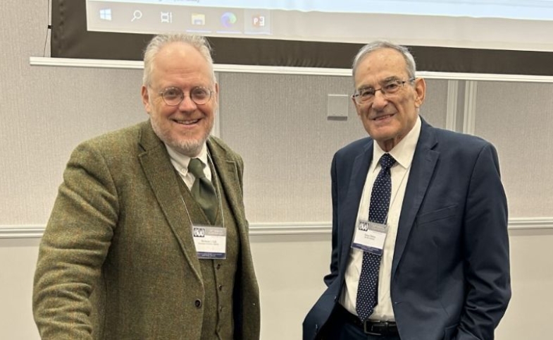 Image of Nick Cull (left) and Eytan Gilboa (right), photo courtesy of Eytan Gilboa