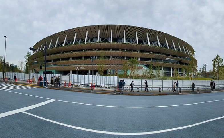 Japan National Stadium by ekkun via Flickr.com (CC BY-NC 2.0)