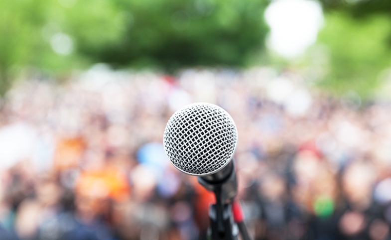 Microphone image via iStock