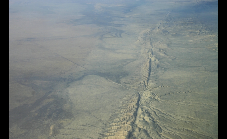 San Andreas Fault in the Carrizo Plain 