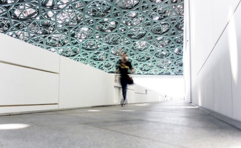 The Louvre Abu Dhabi. Image courtesy of Tasos_Lekkas via Pixabay.