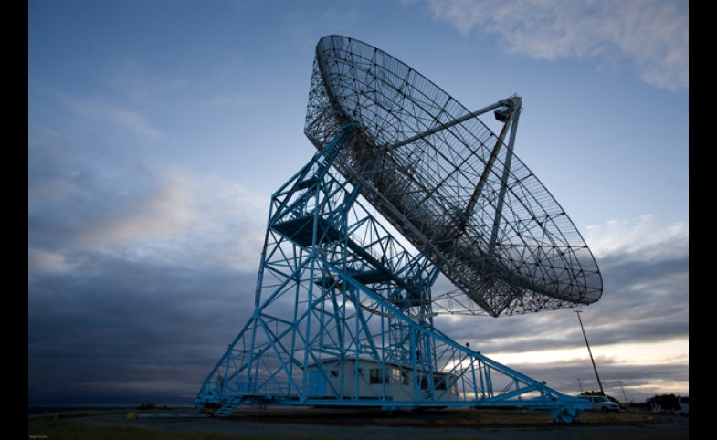 SRI’s "Dish", a radio antenna facility operated by SRI for the U.S. government