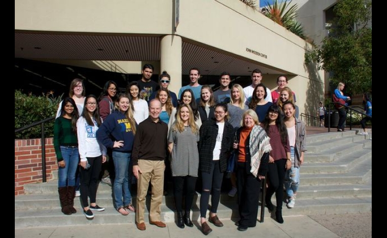 Sanders' class. Photo Courtesy of Safe Spot.
