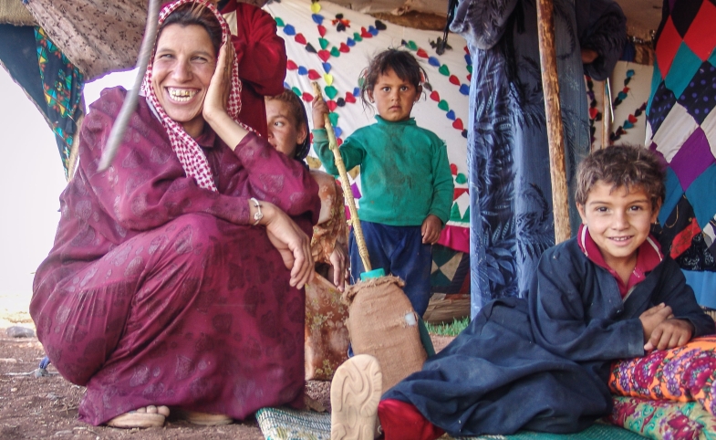 Bedouin family