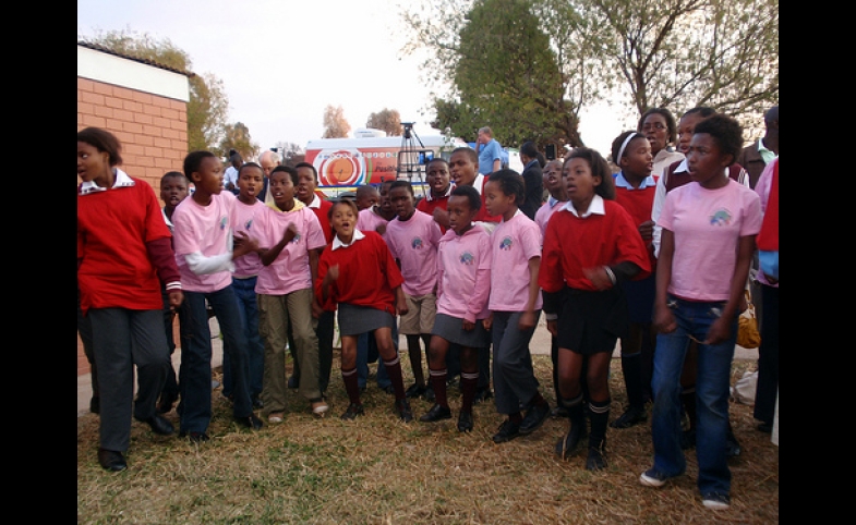 Behind the Scenes: Children Perform at Cullinan Clinic (a PEPFAR project)