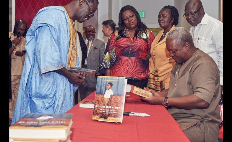 President Mahama at CPD. Photo by Brett Van Ort.
