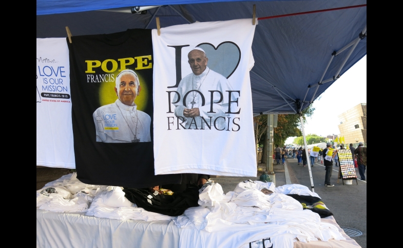 Pope merch in DC