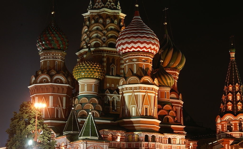 Saint Basil Cathedral at Night