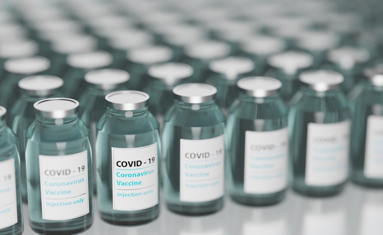 COVID vaccine image by torstensimon via Pixabay.com