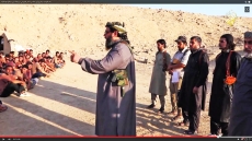 Video still from an Islamic State training video