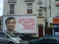 An RT billboard in London