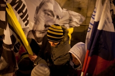 A pro-Putin rally near the Kremlin, 2012.