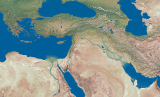 Selection of high-res relief world map via shadedrelief.com