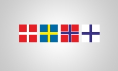 Nordic flags by Alanyadk via Pixabay.com