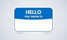 "Hello my name is" name tag image by freepik via freepik.com
