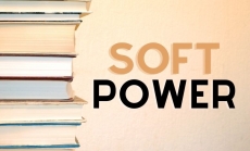 A pile of books with words "soft power" by itchysan via Canva A pile of books with words "soft power" by itchysan via Canva