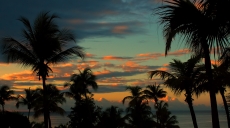 Sunset over Puerto Rico