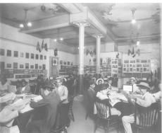 Reading Room of the Allies. Interior. Partial View. 