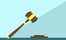 Image courtesy of Mohamed Hassan via Pixabay. Edits by CPD. Gavel with Green Background
