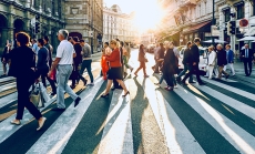 Ordinary people crossing the street by Jacek Dylag via Unsplash